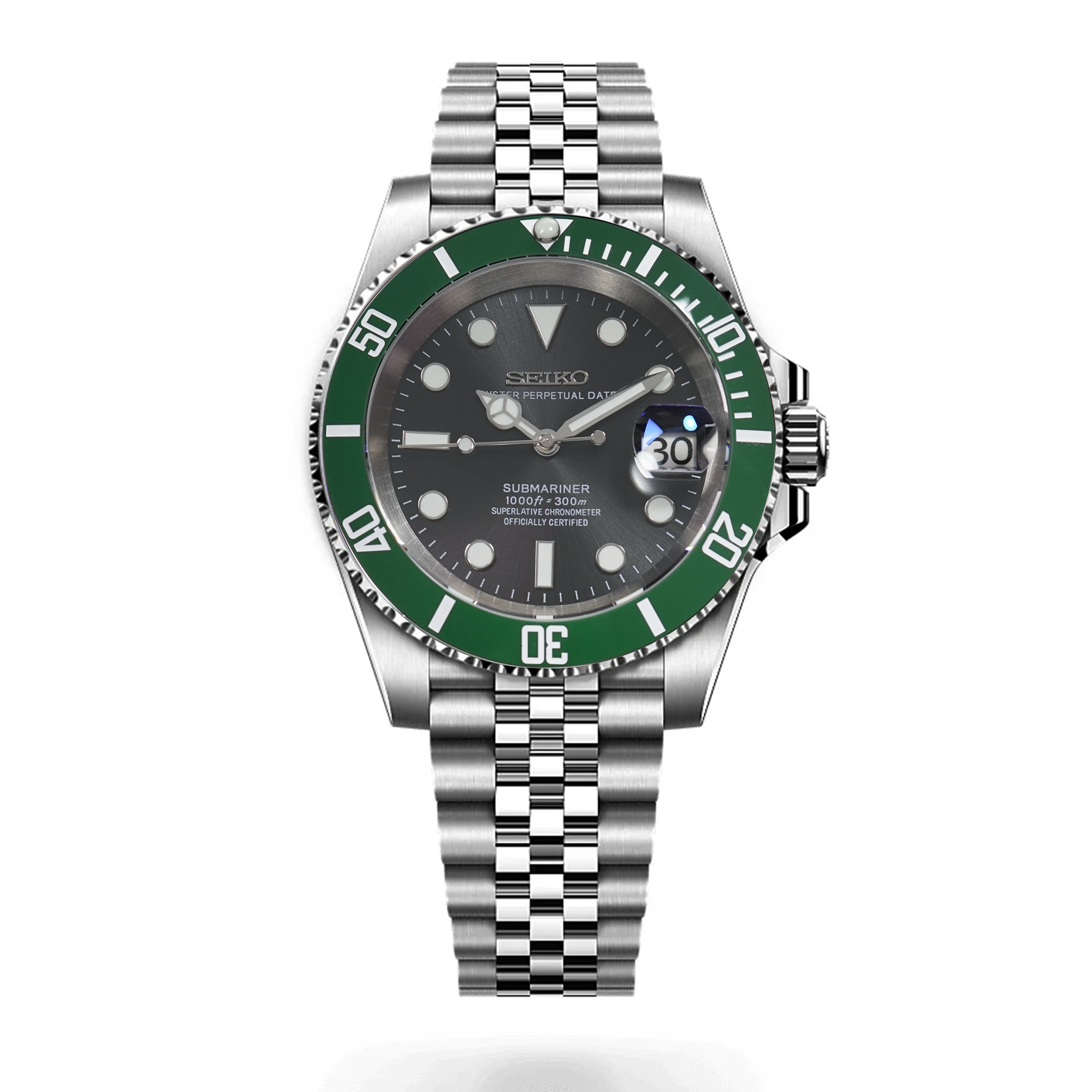 Green Kermit Submariner – Mod Watch