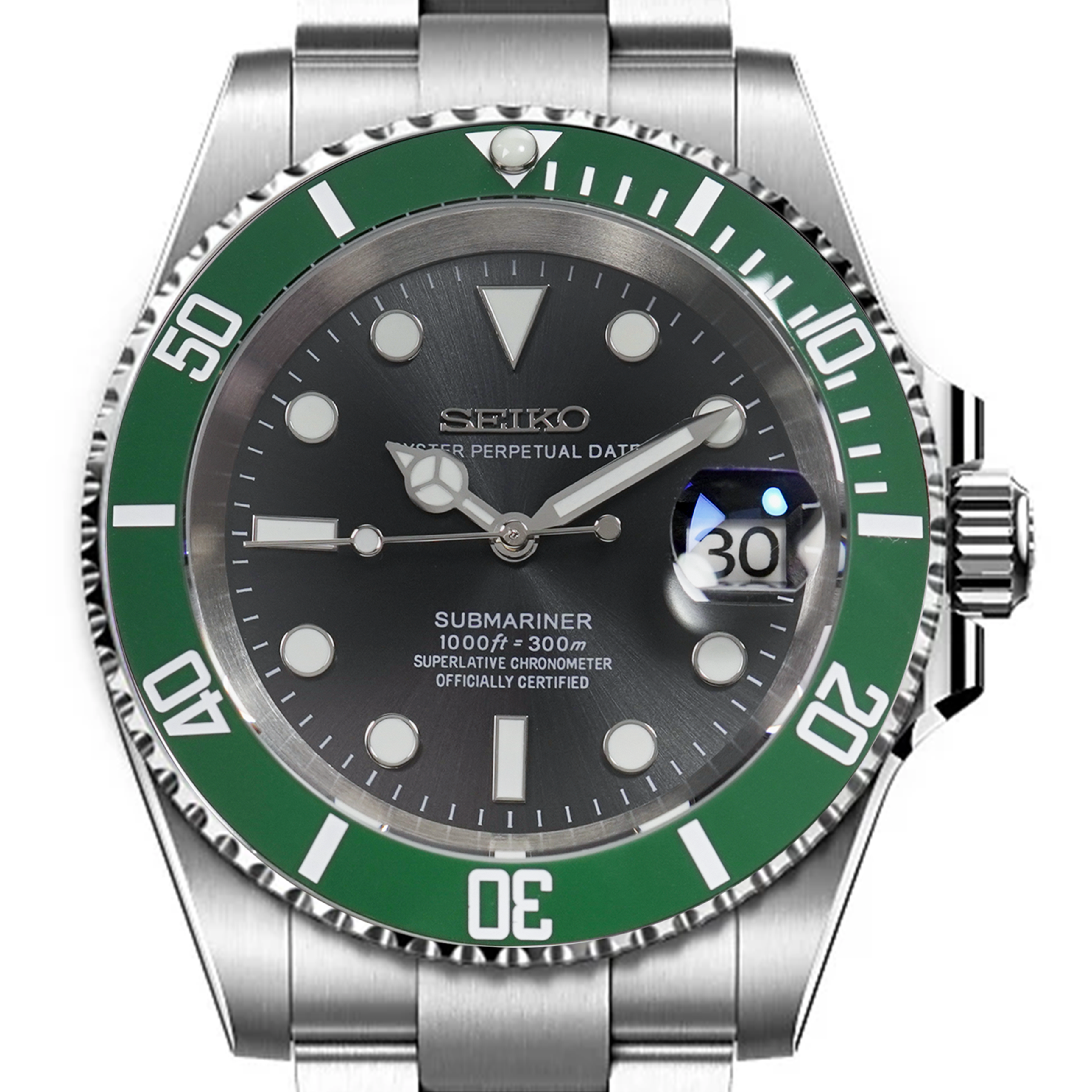 Green Kermit Submariner – Mod Watch
