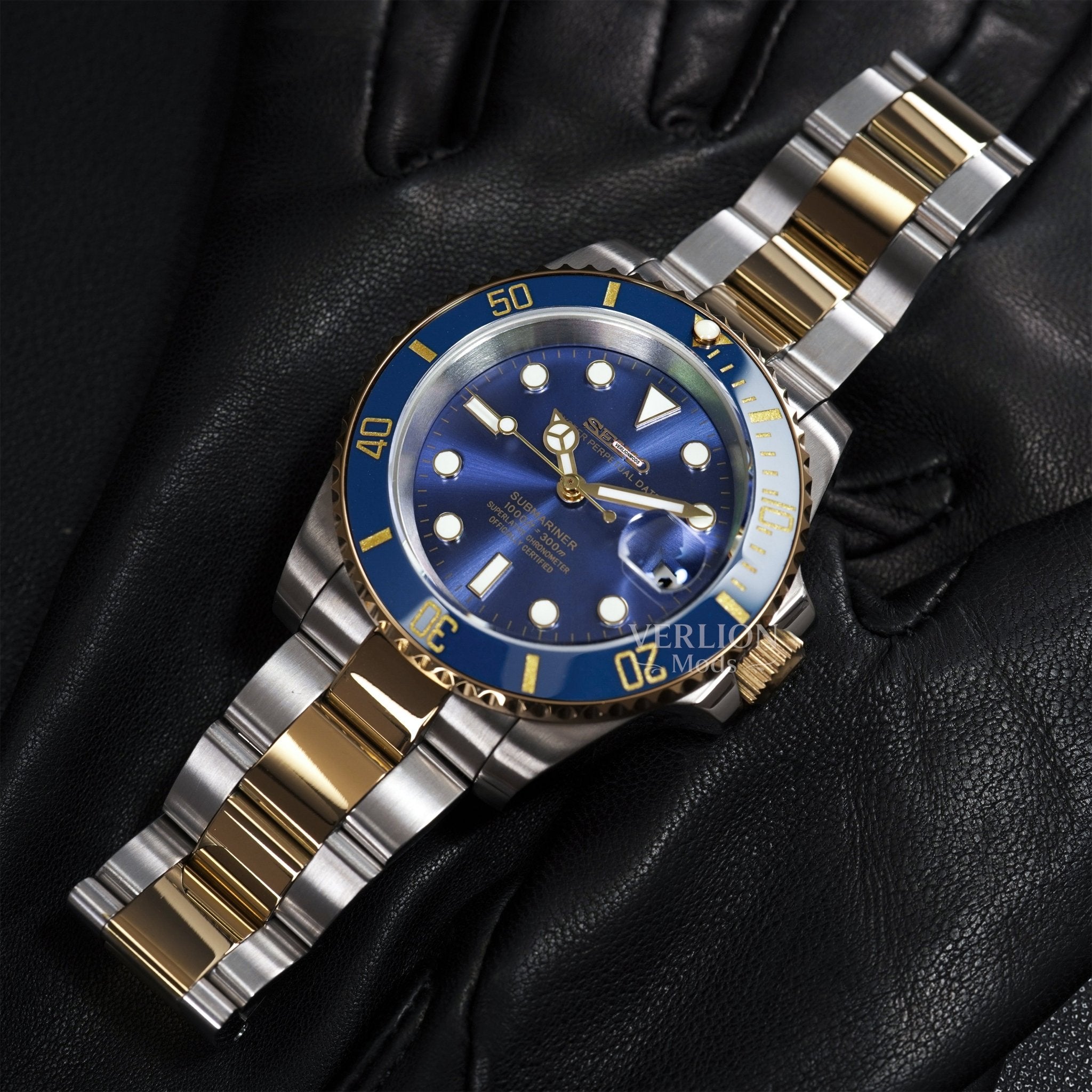 Submariner bicolore bleue–Montre Mod