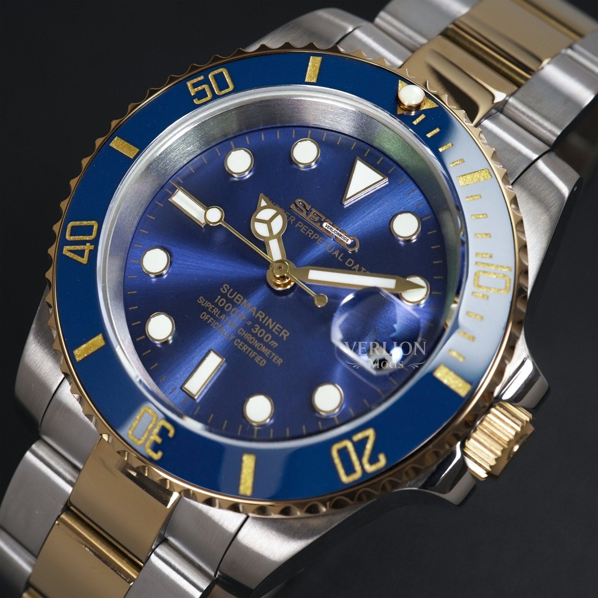 Submariner bicolore bleue–Montre Mod