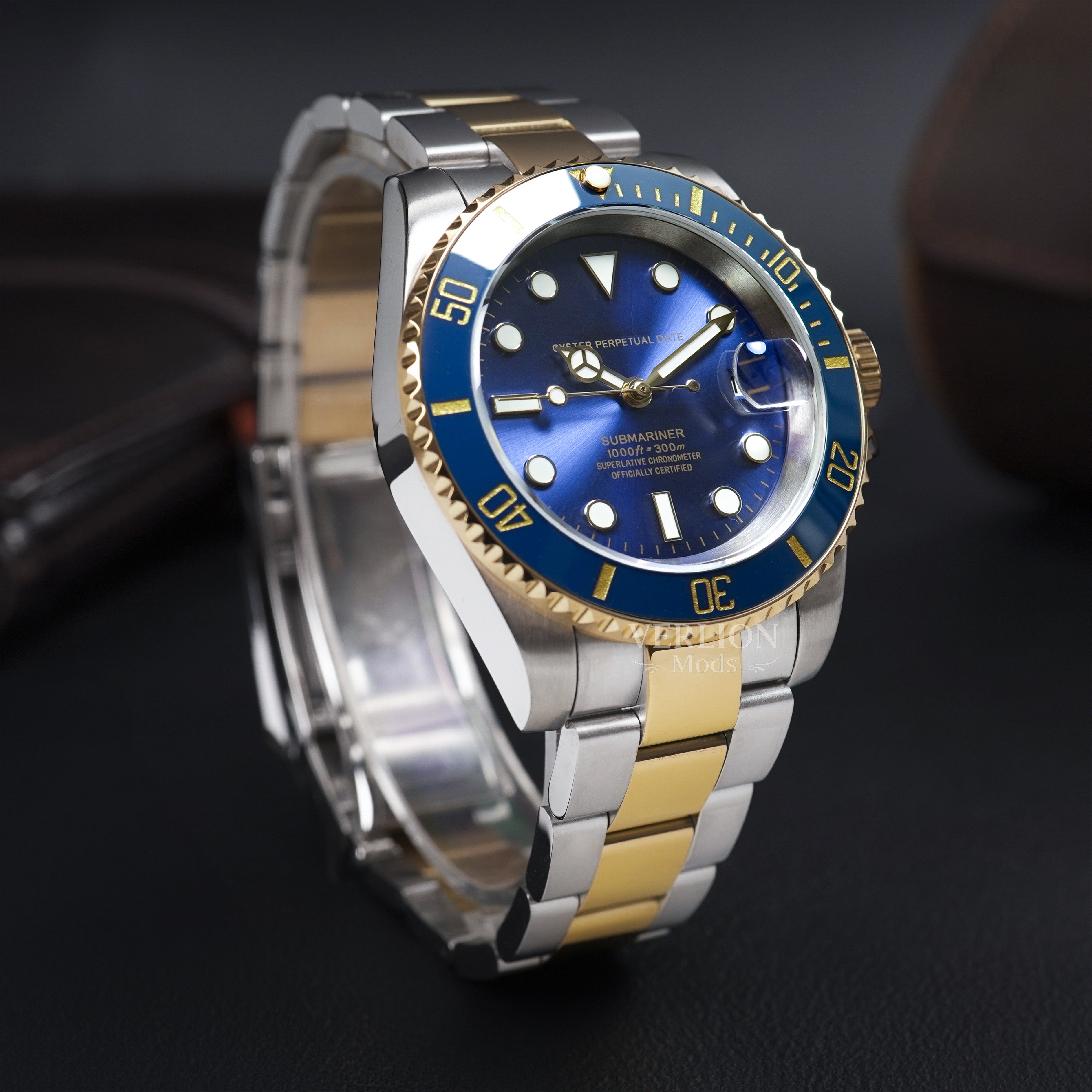 Buceador bicolor azul 40