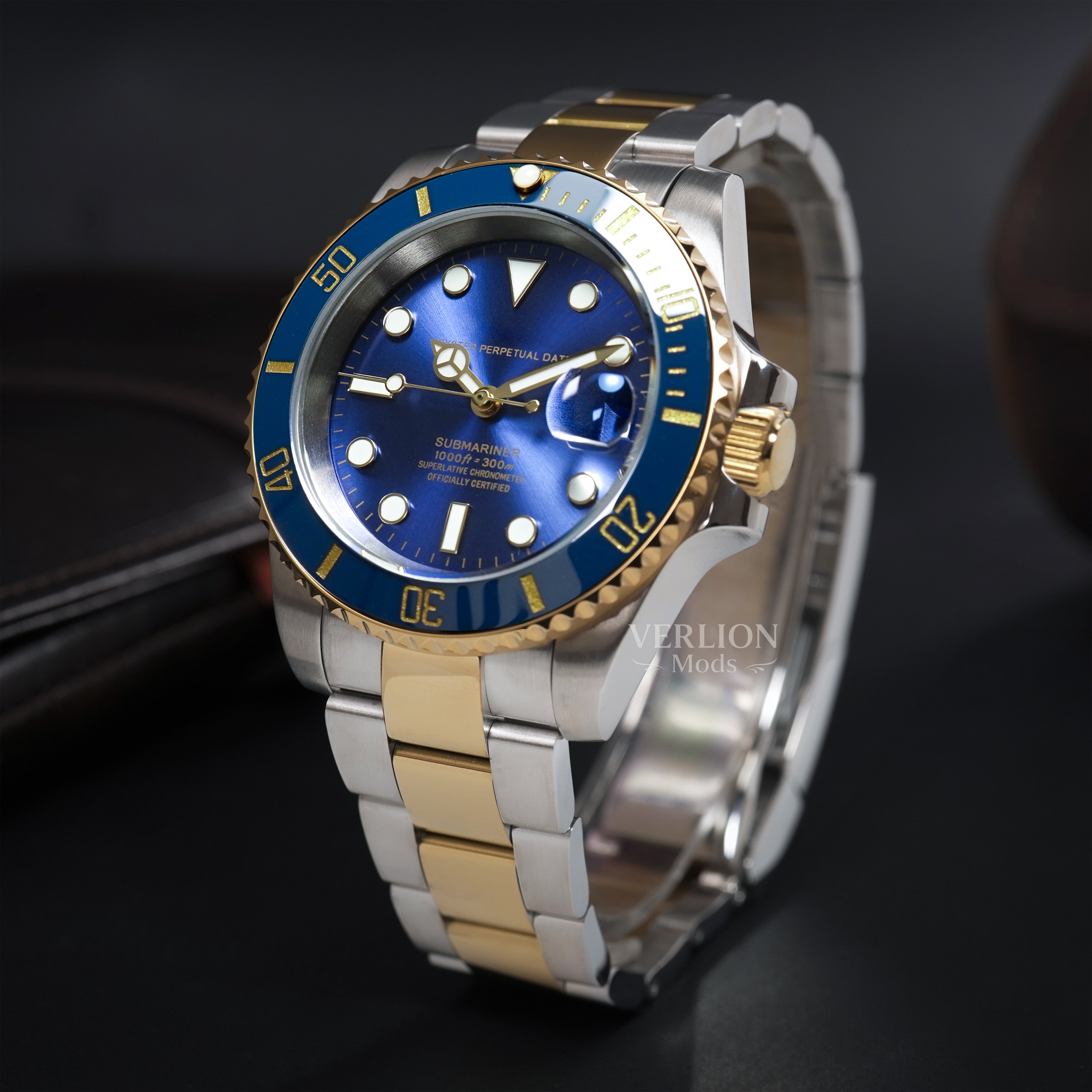 Buceador bicolor azul 40
