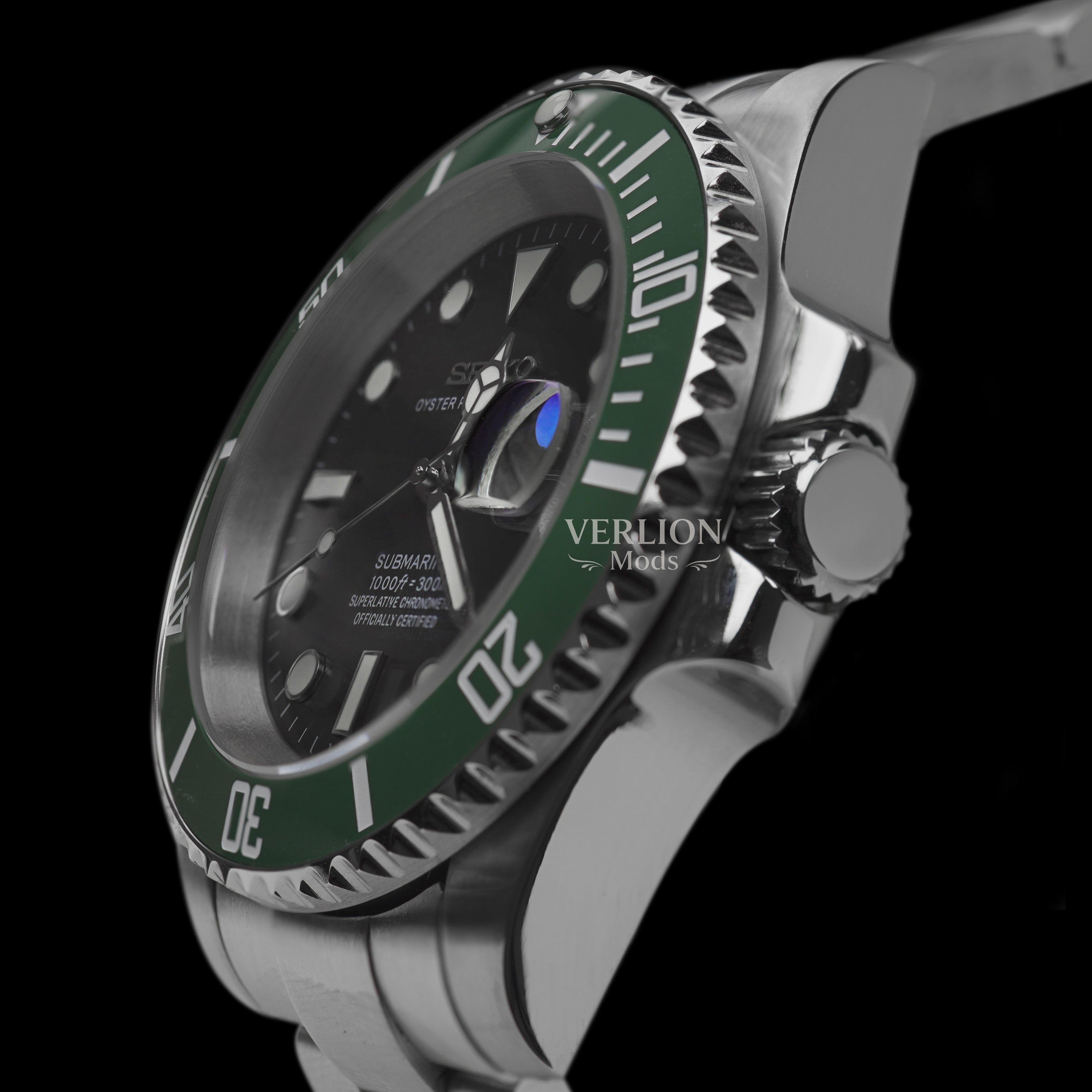 Green Kermit Submariner – Mod Watch