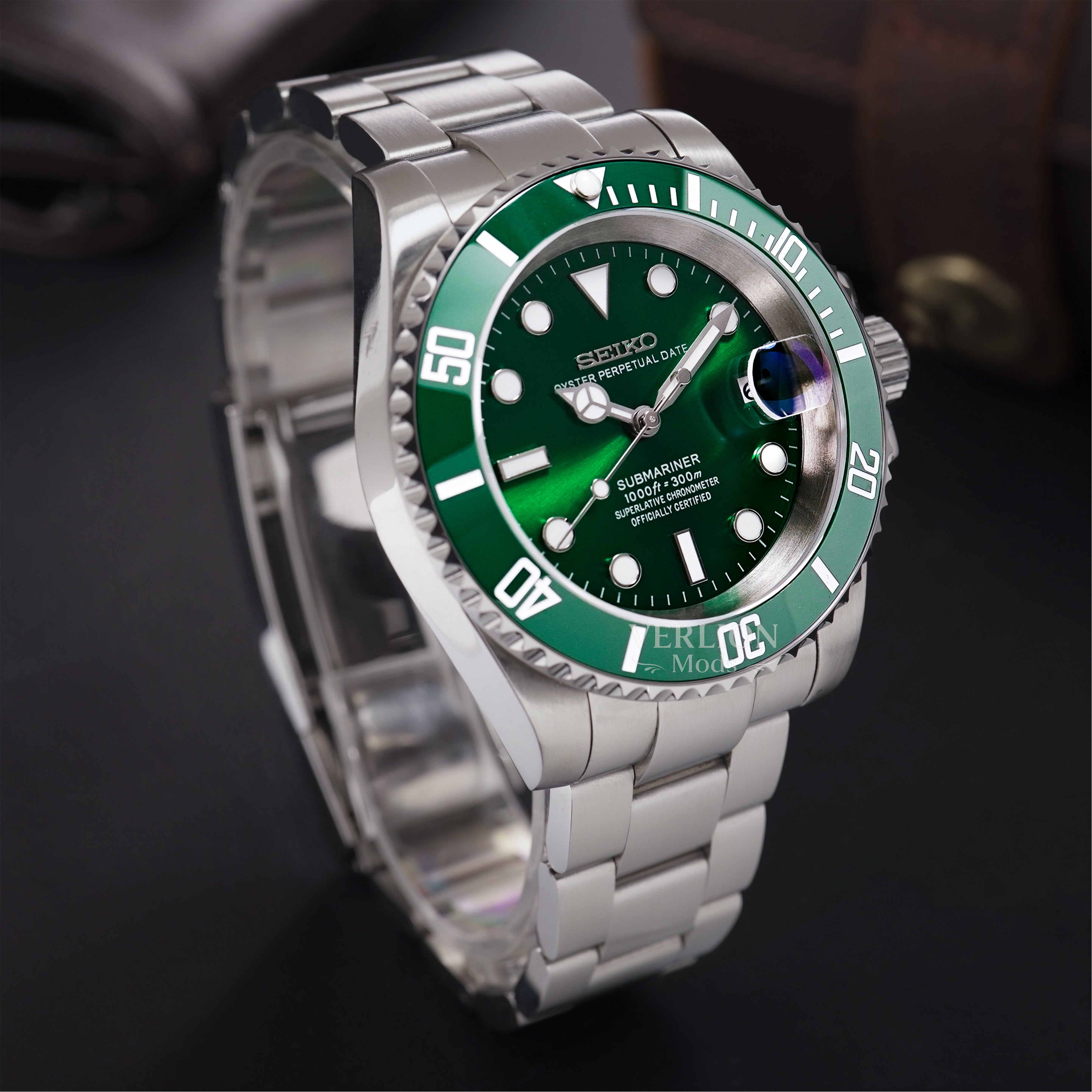 Sous-marin Green Hulk–Montre Mod
