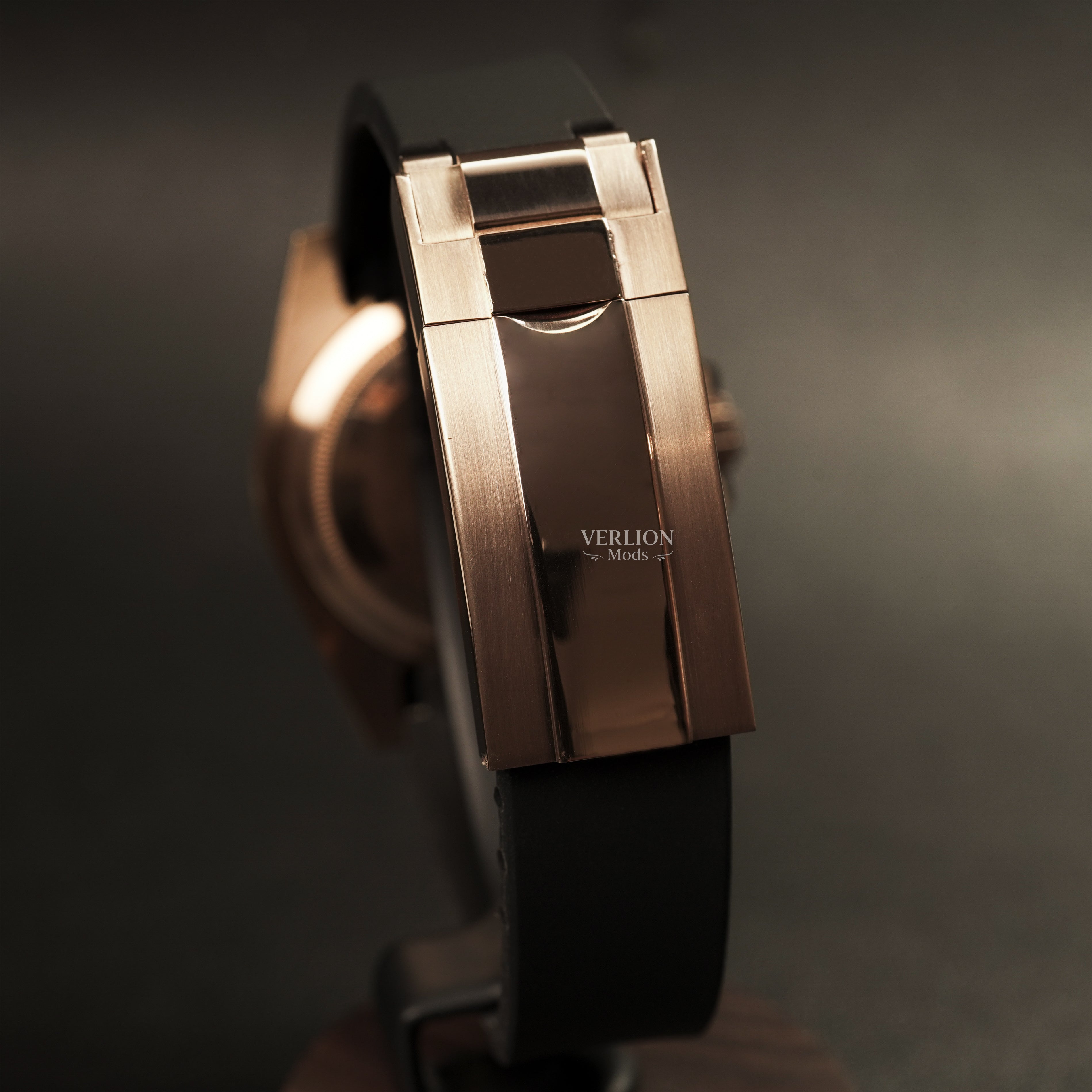 Black Rose Gold Yacht Master V2 – Mod Watch