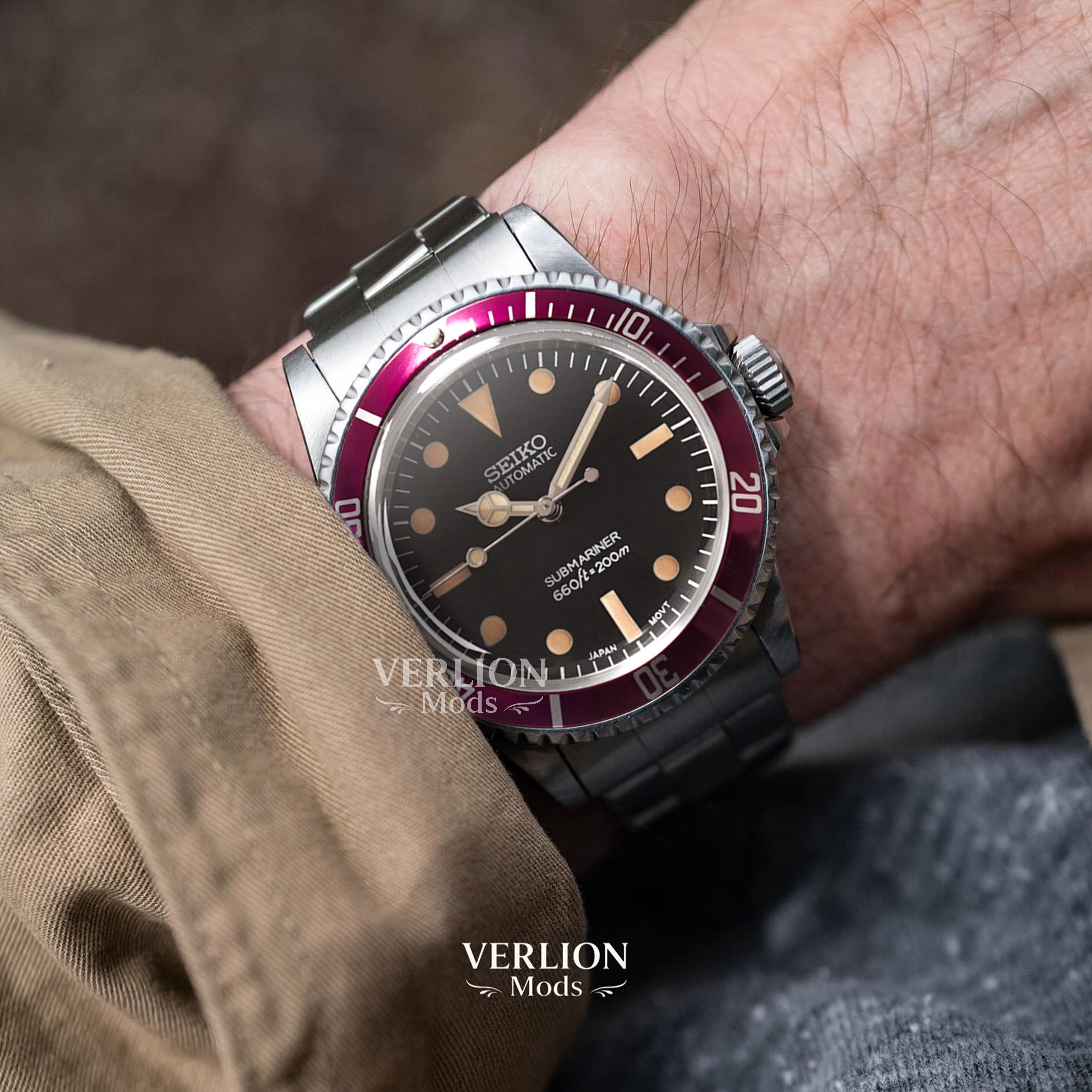 Submariner Coffee Vintage - Mod Watch