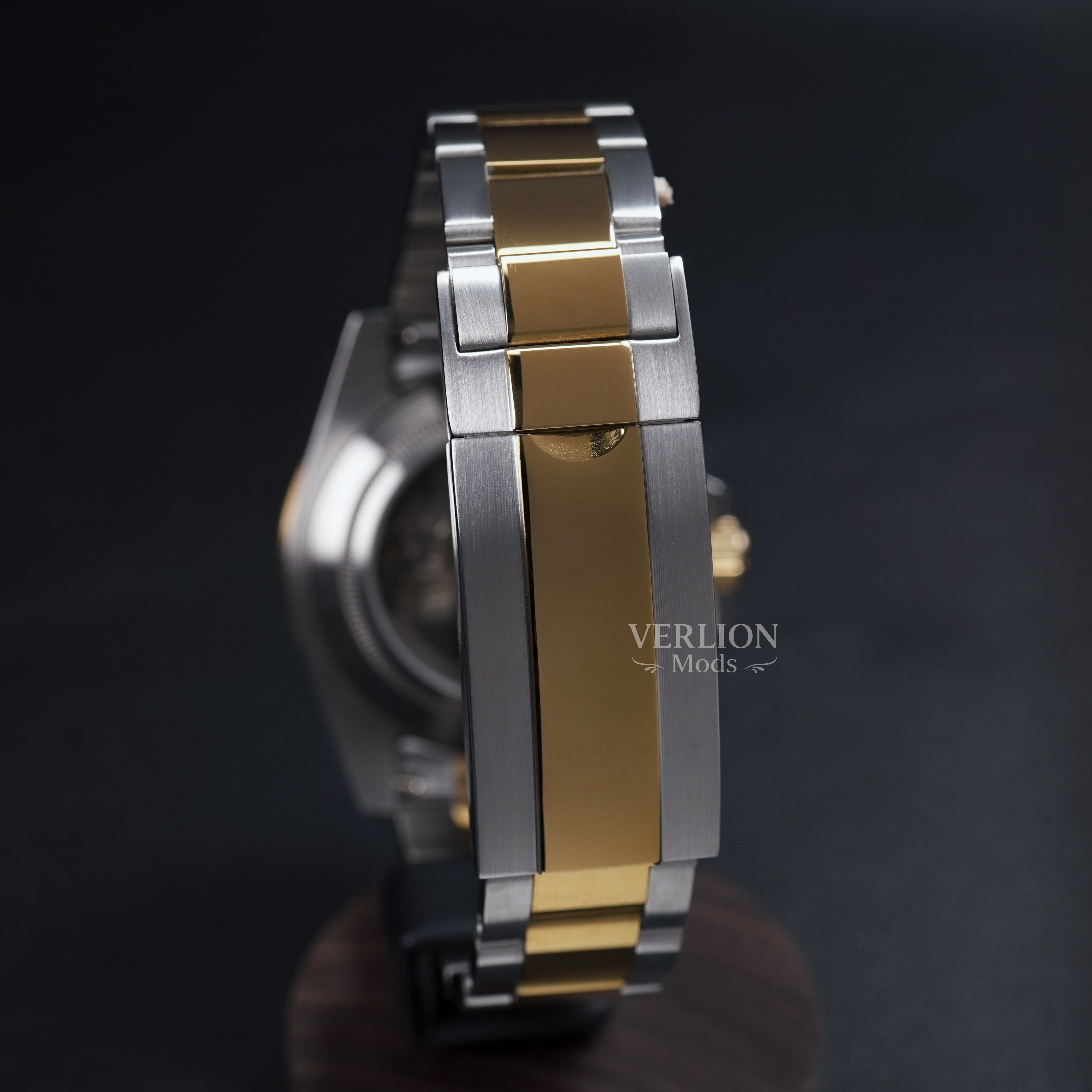 Schwarze zweifarbige Taucheruhr 40