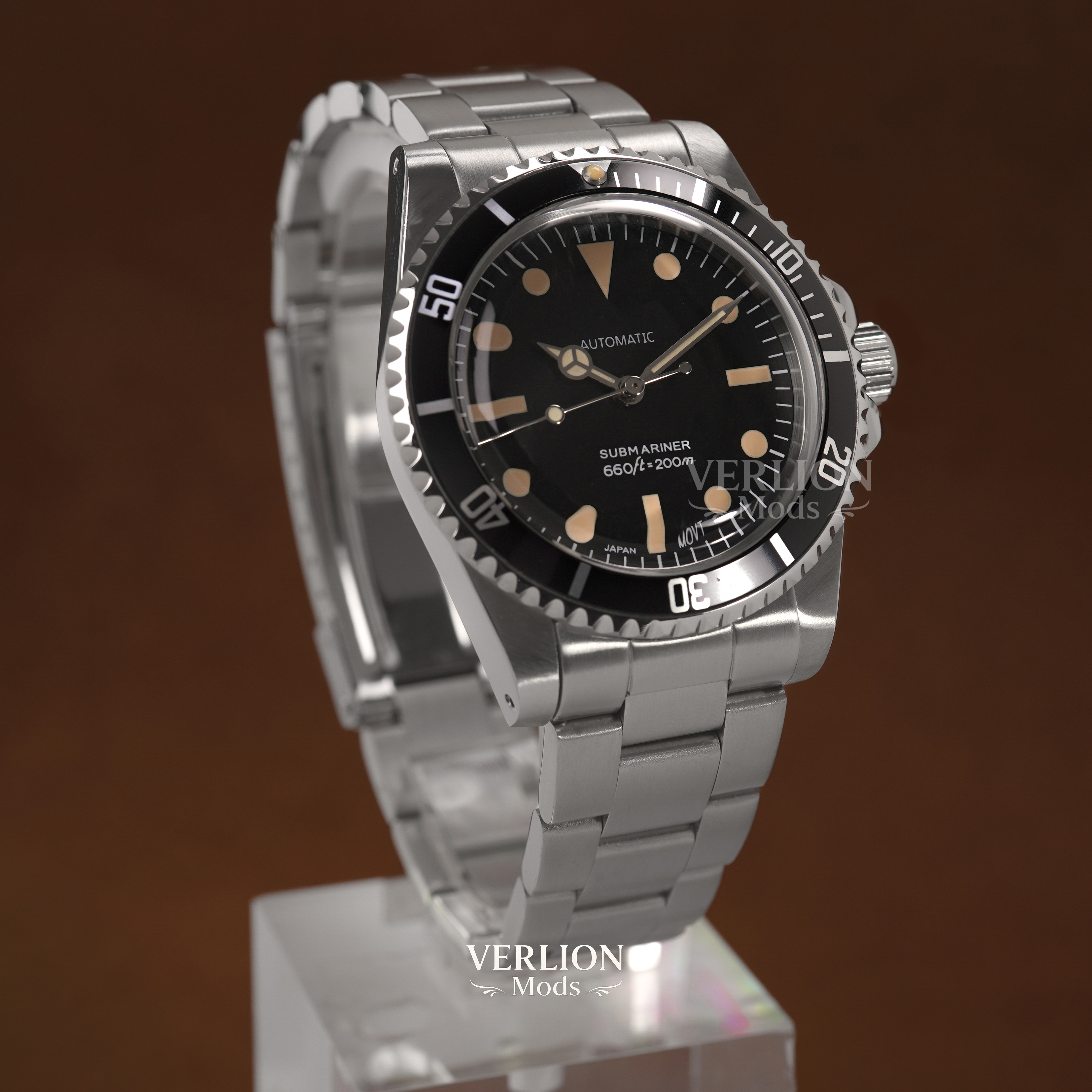 Military Vintage Diver 40 automatic dive watch