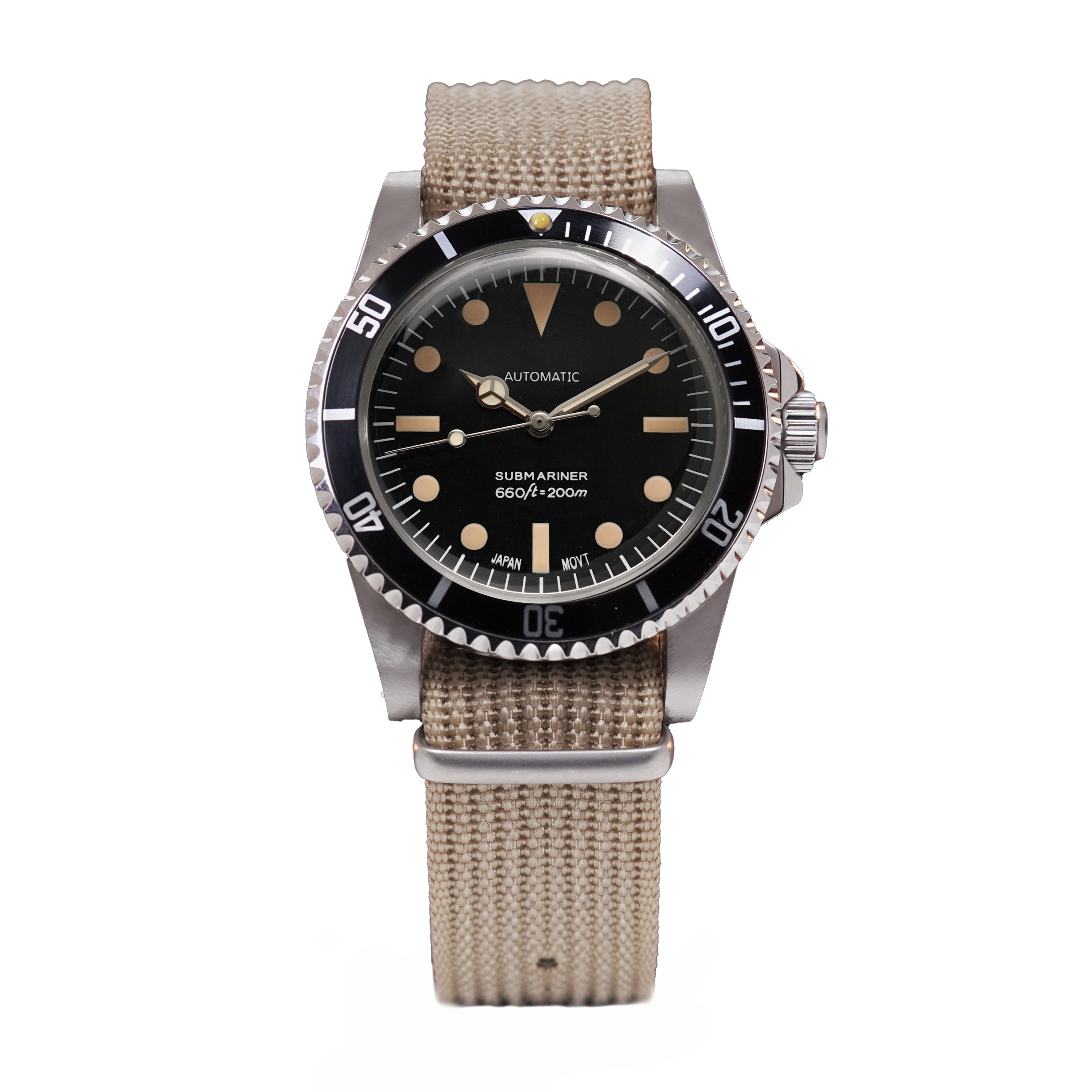 Military Vintage Diver 40 automatic dive watch