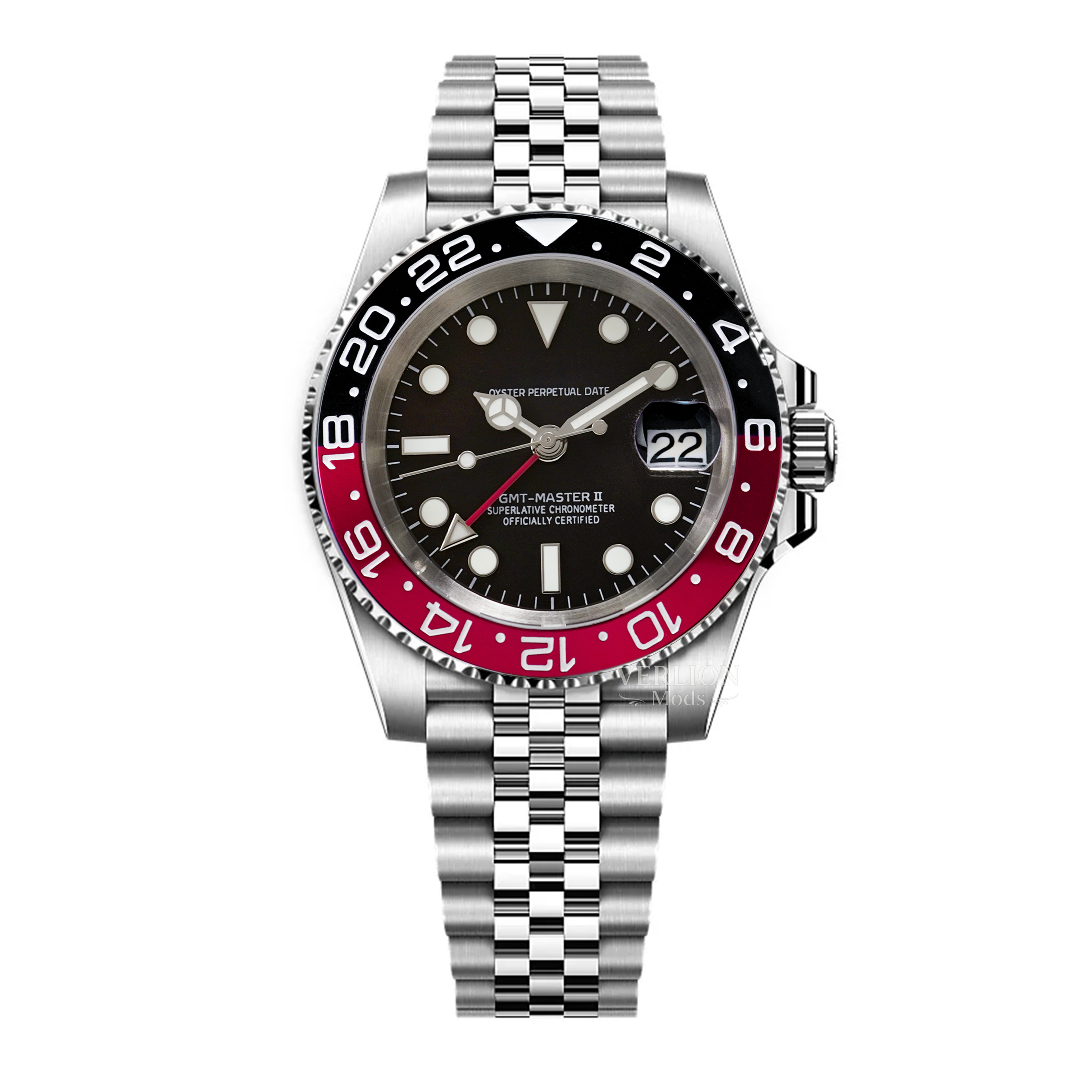 Black Red Traveler GMT 40