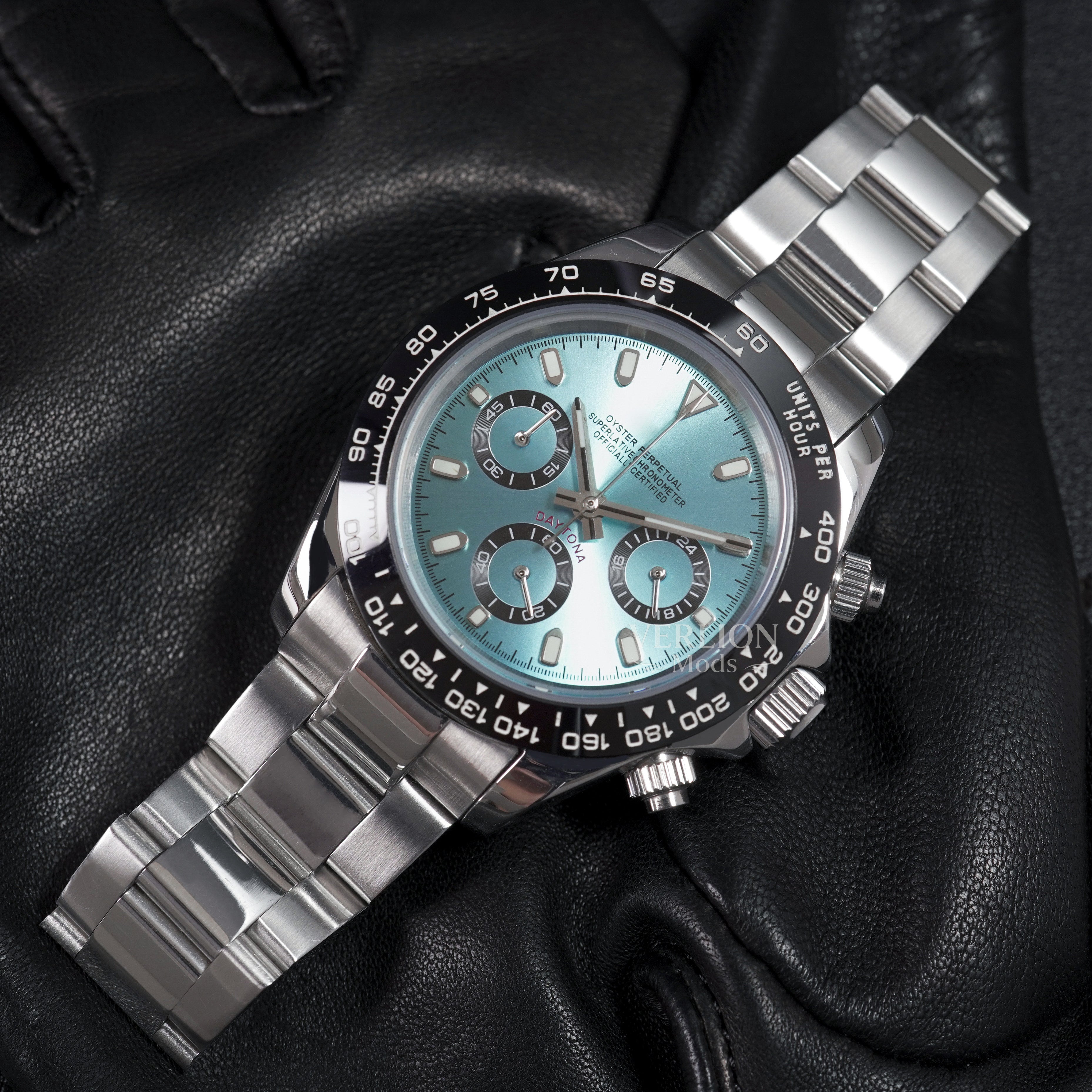 Crono de carreras azul hielo 40