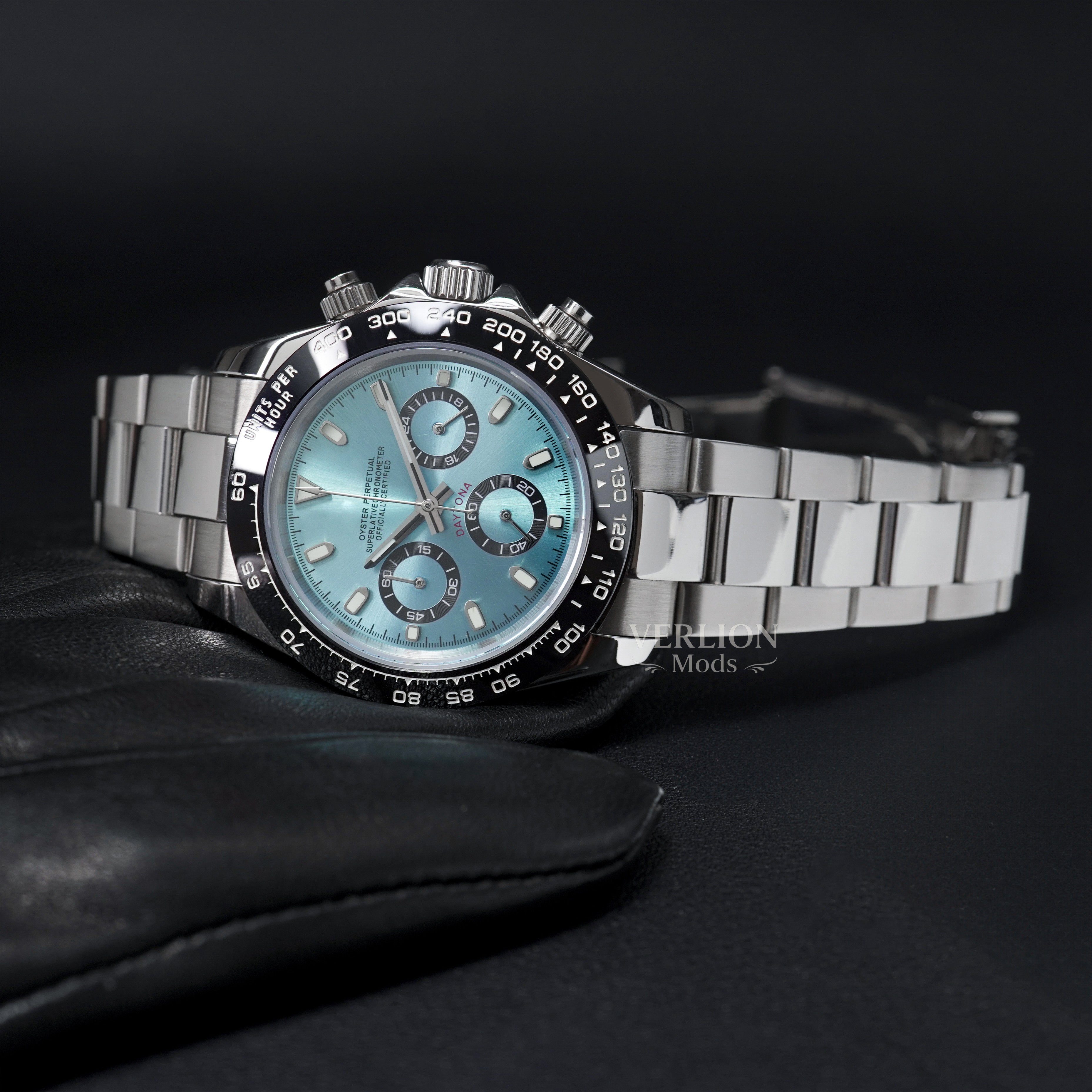 Crono de carreras azul hielo 40