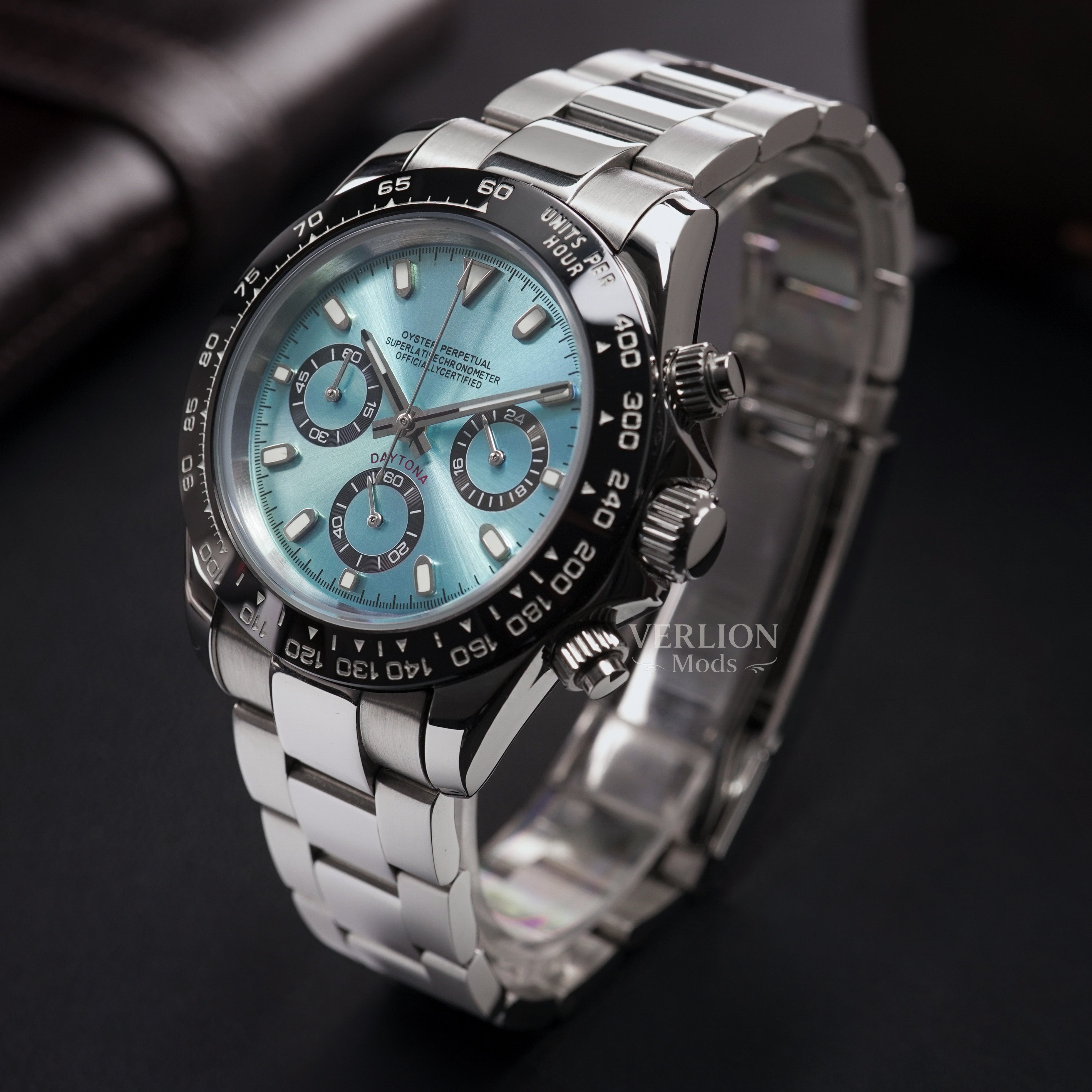 Crono de carreras azul hielo 40
