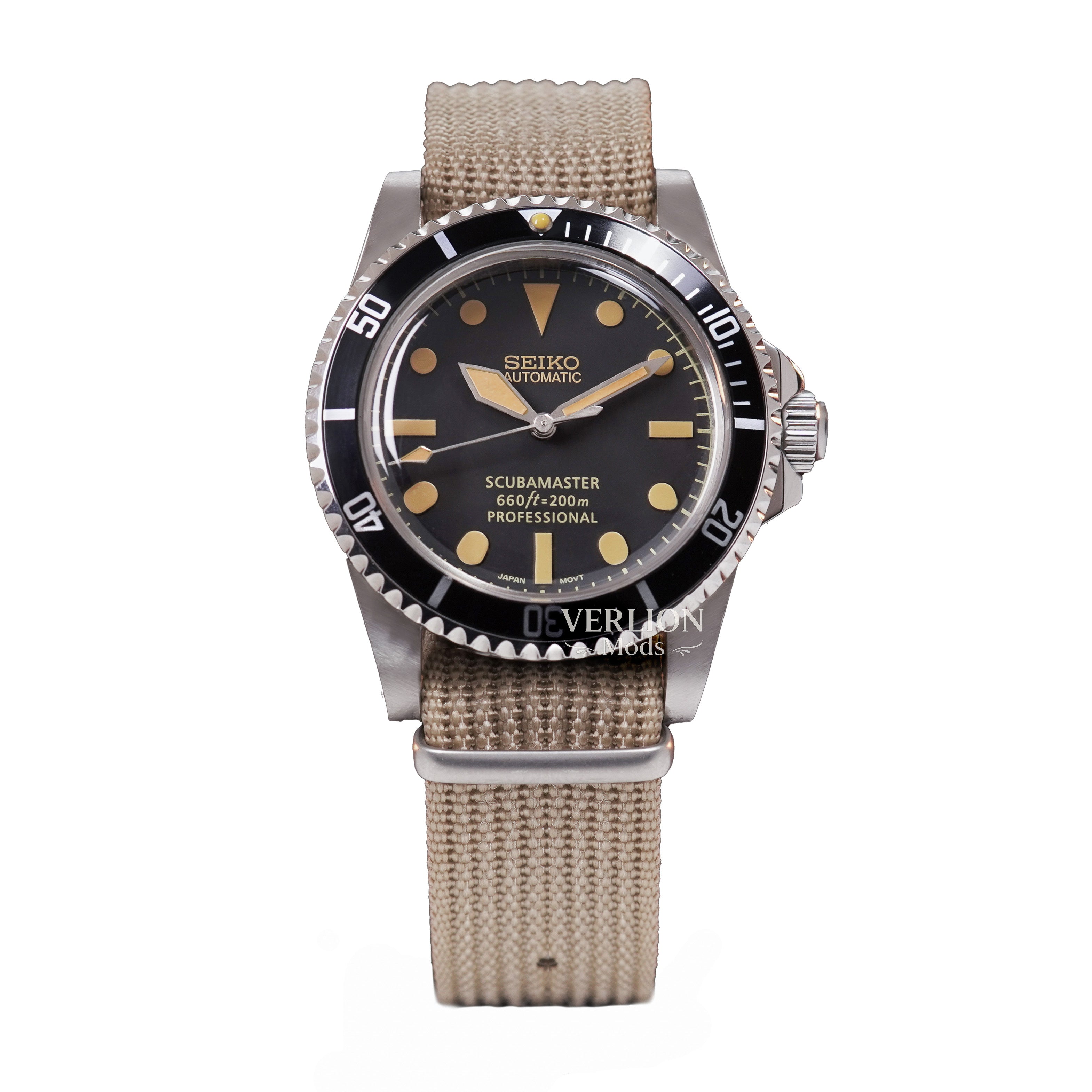 Seiko Mod Scubamaster Vintage – 39.5mm Diver Watch | NH35