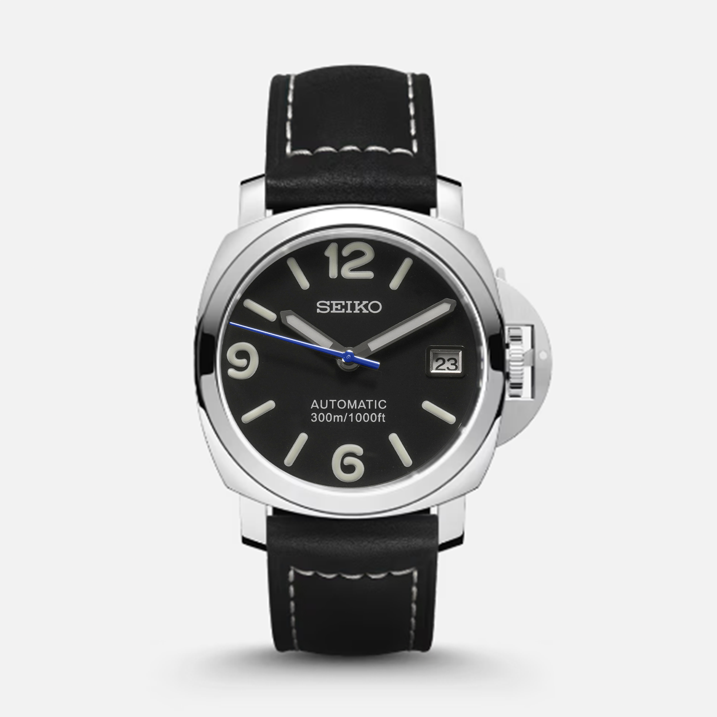 Black Panerai ( Blue hands ) - Mod Watch