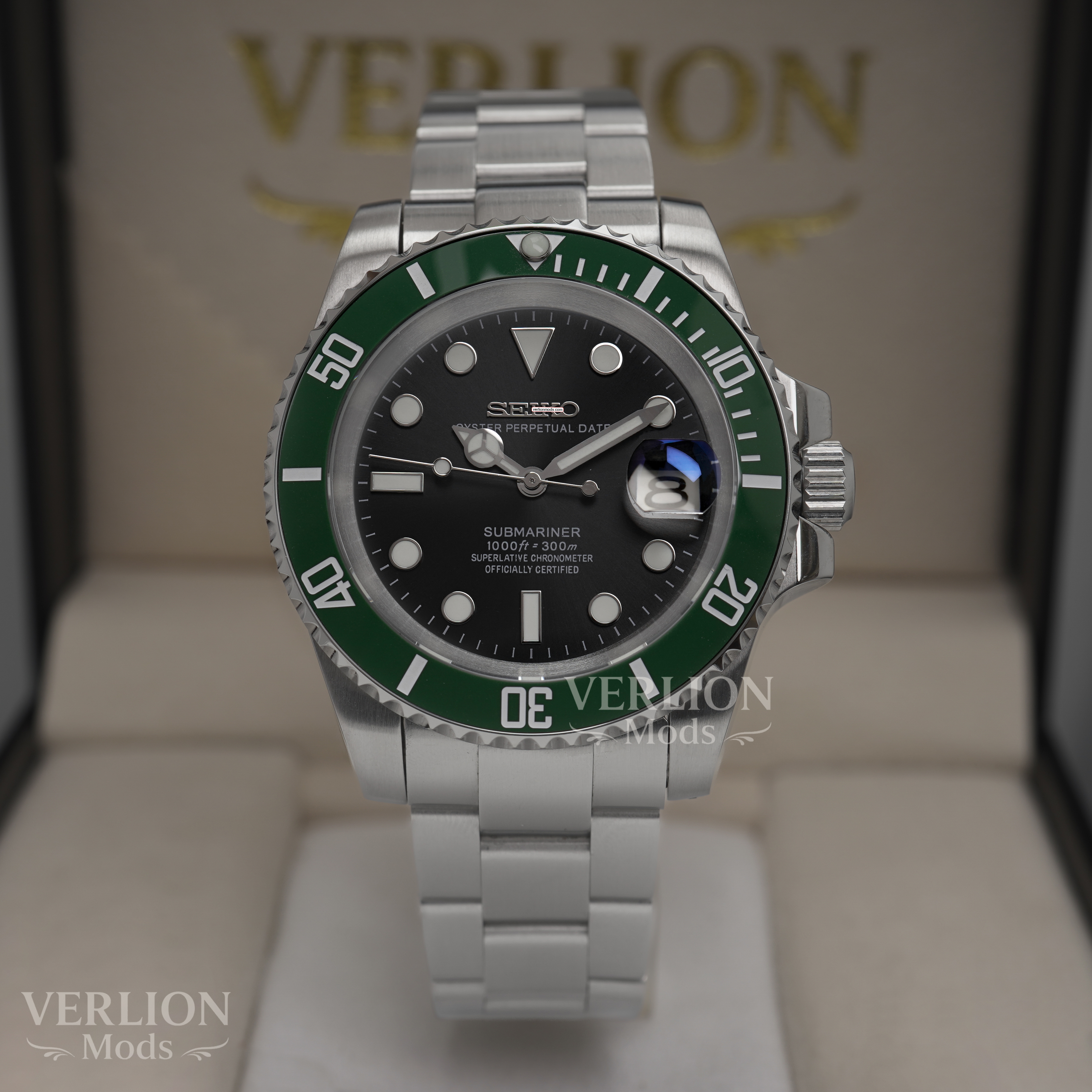 Green Kermit Submariner – Mod Watch