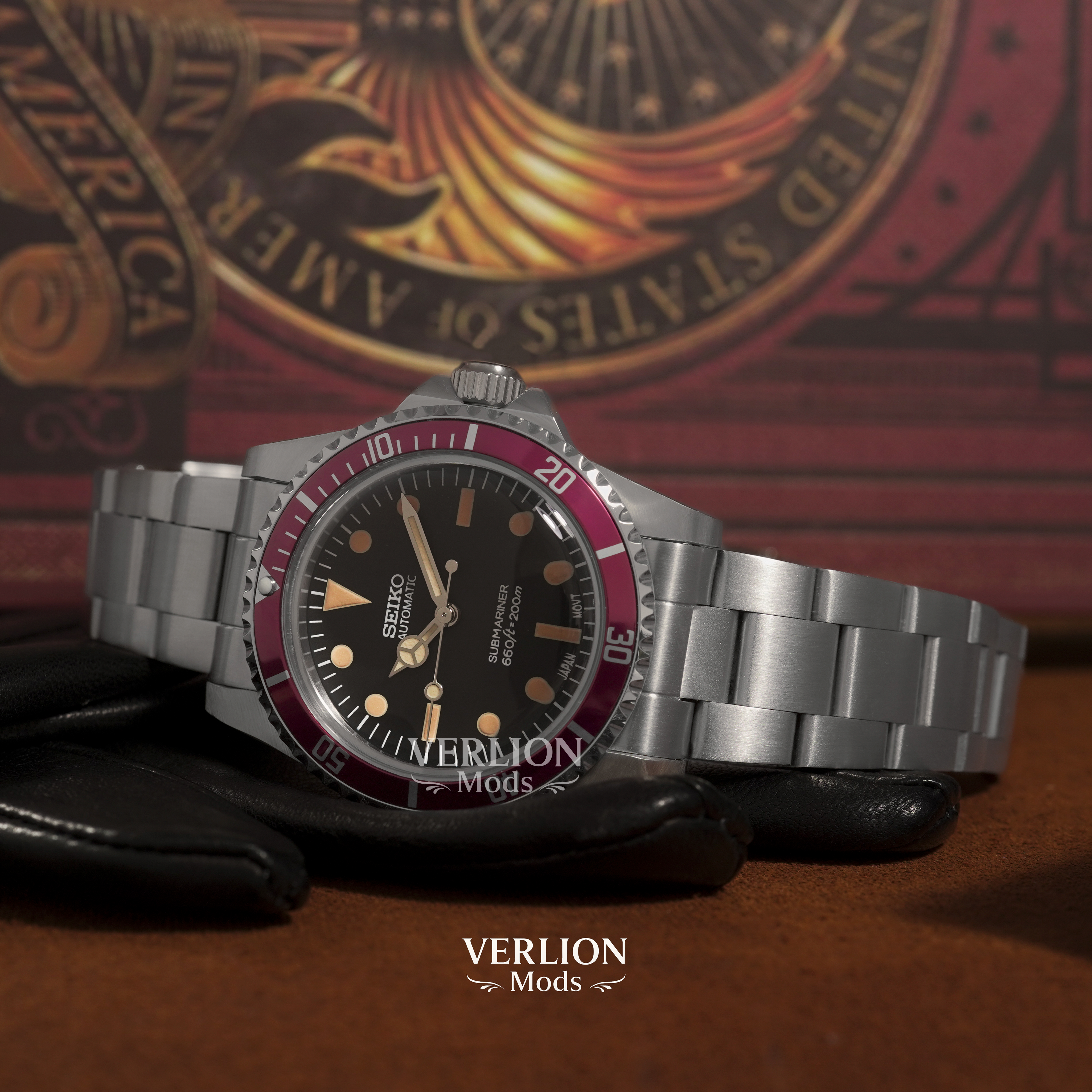 Submariner Coffee Vintage - Mod Watch