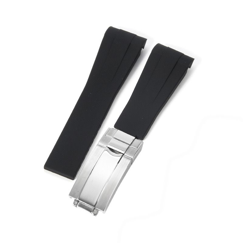 Black Rubber Strap