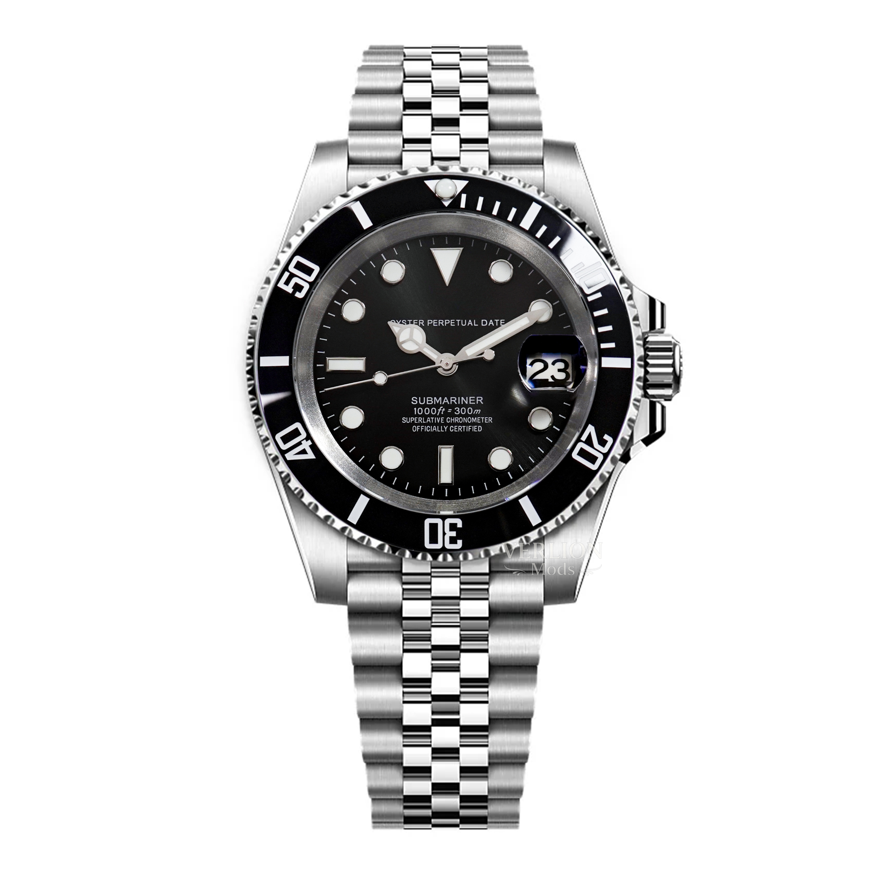 Black Diver 40 automatic dive watch