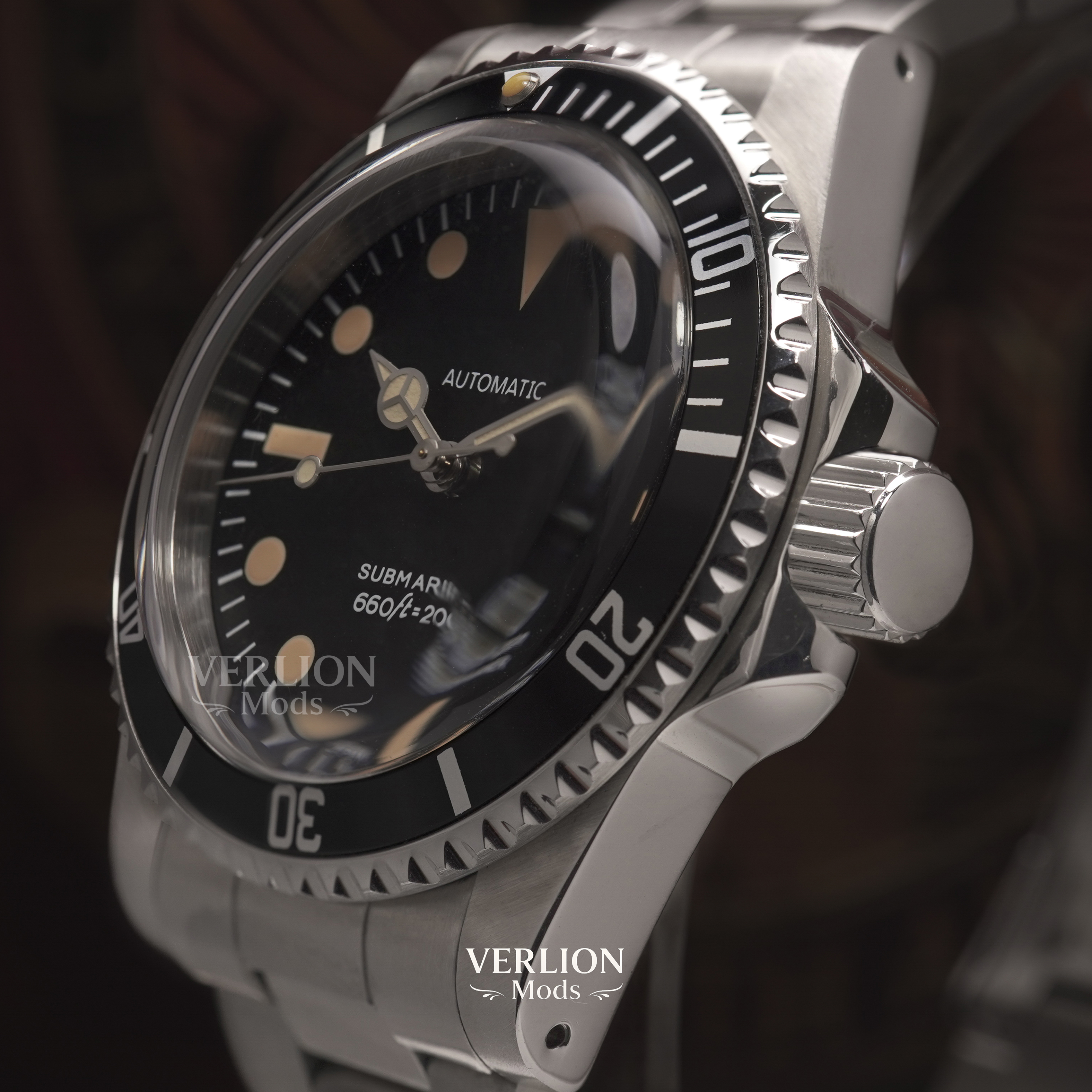 Military Vintage Diver 40 automatic dive watch