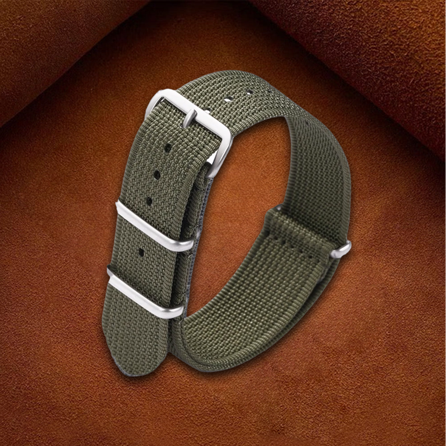 Bracelet NATO vert olive