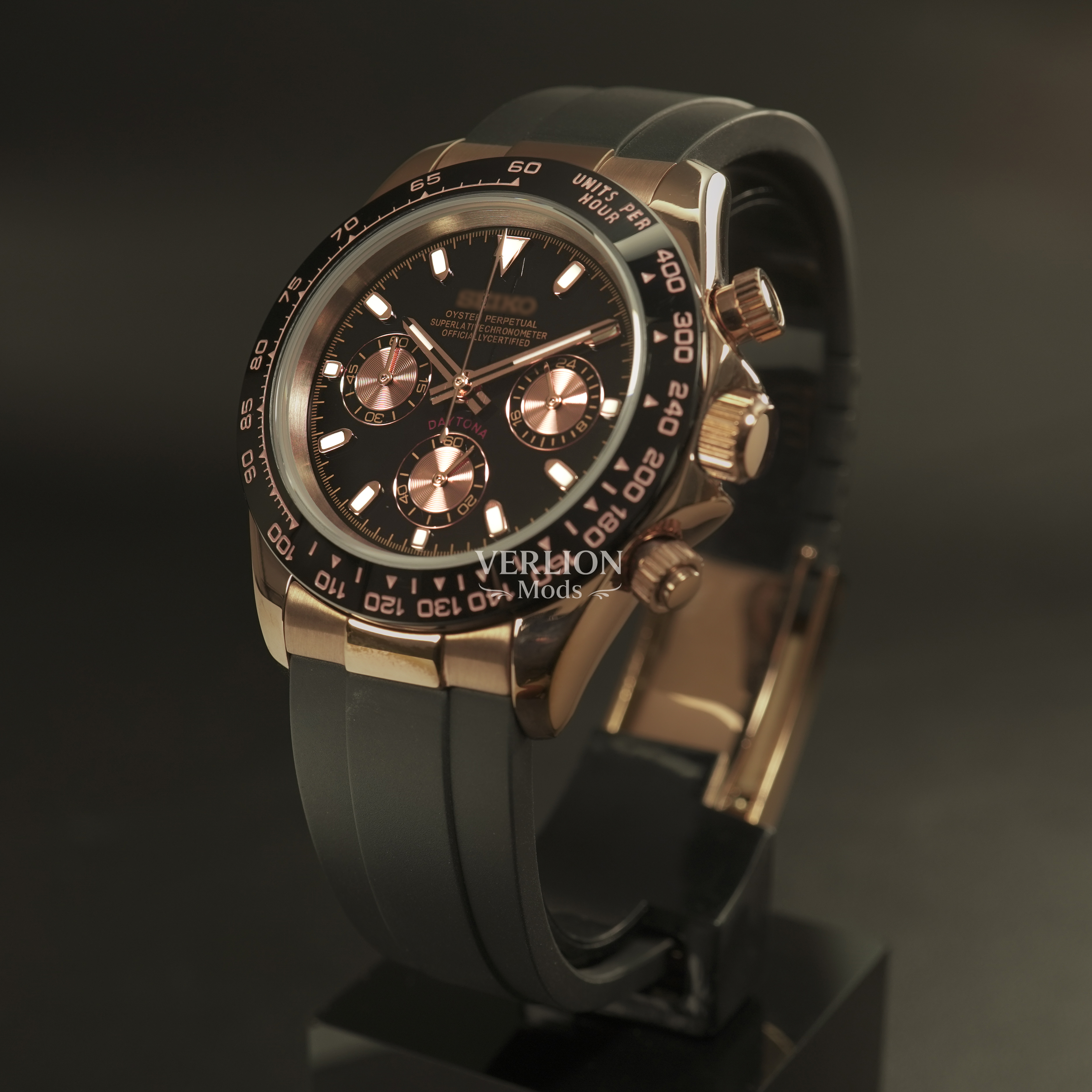 Black Daytona Rose Gold