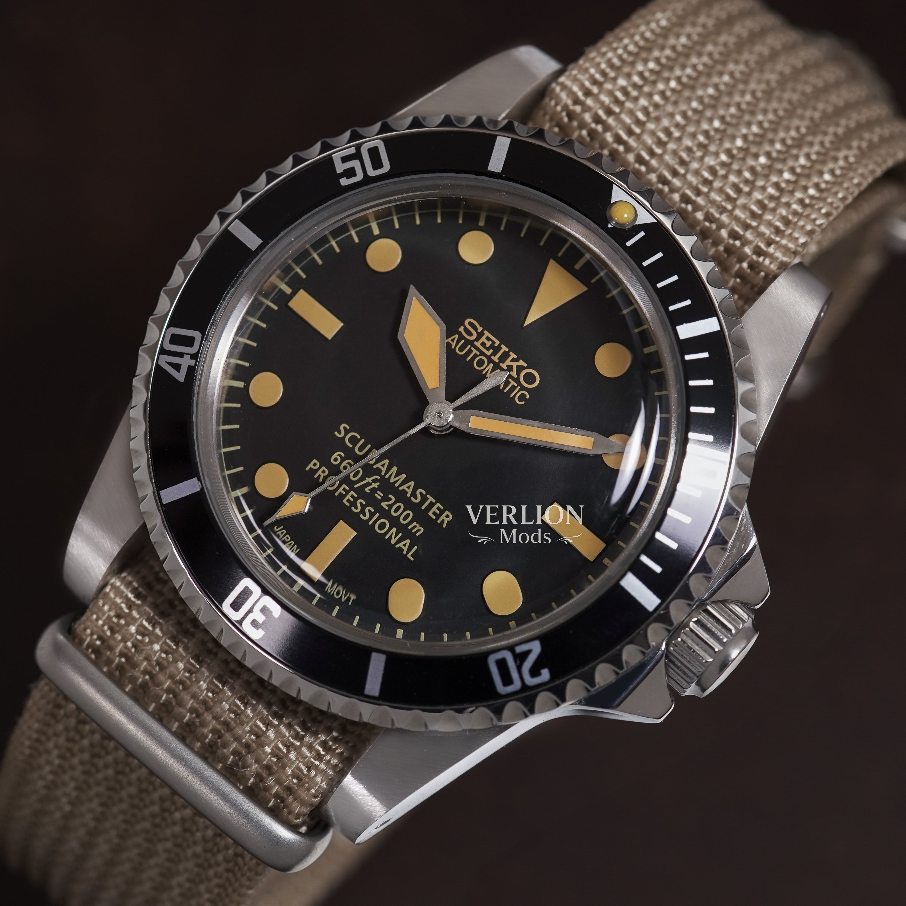 Seiko Mod - Scubamaster Vintage – Mod Watch - Verlion Mods
