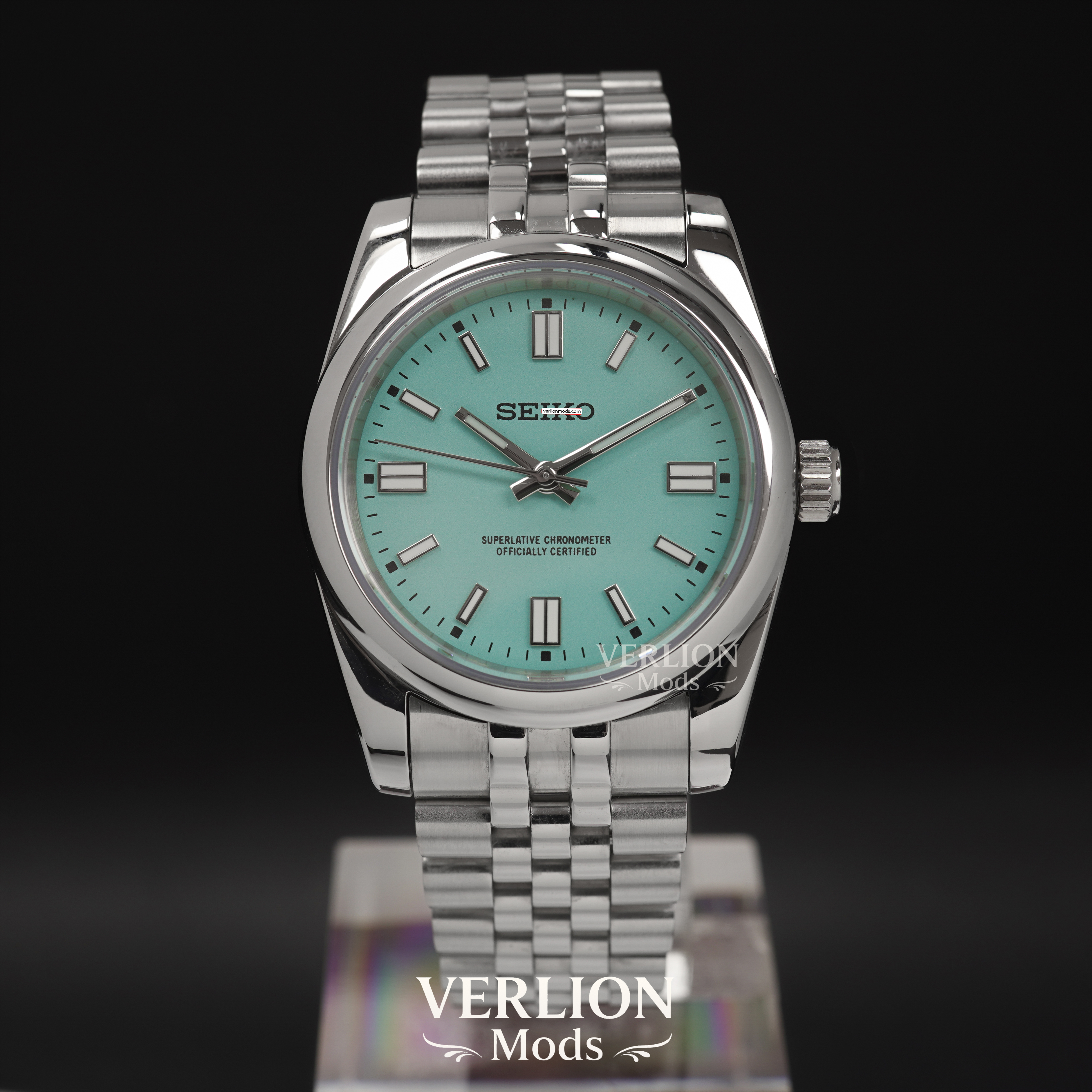 Oyster Perpetual Mint Blue 36MM – Mod Watch